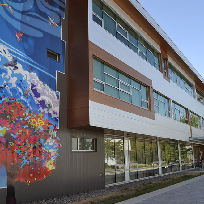 University of the Fraser Valley Exterior Murals 2015