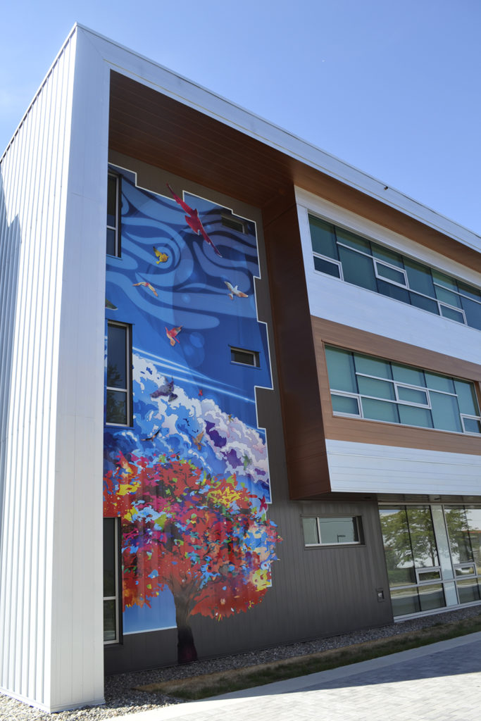 University of the Fraser Valley Exterior Murals 2015