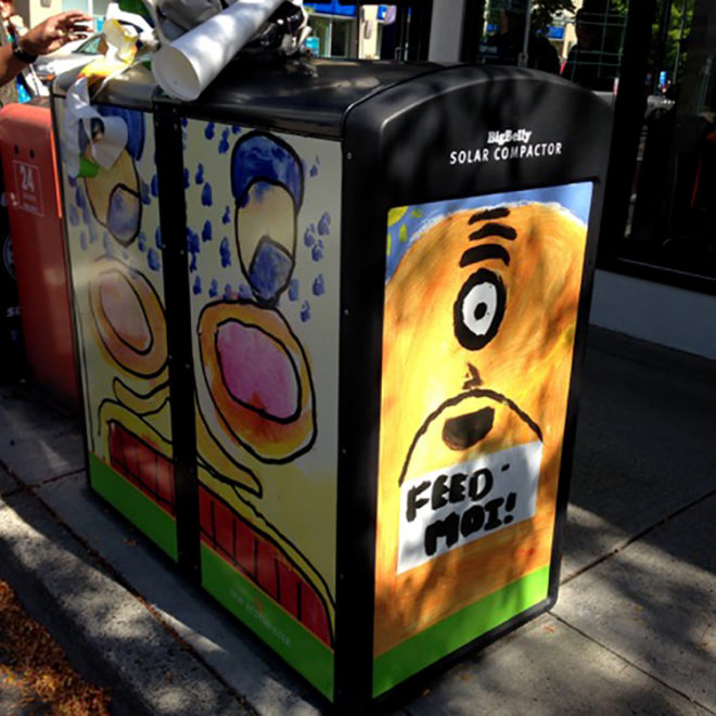 2018 City of New West Garbage Bin Wrap Graphics