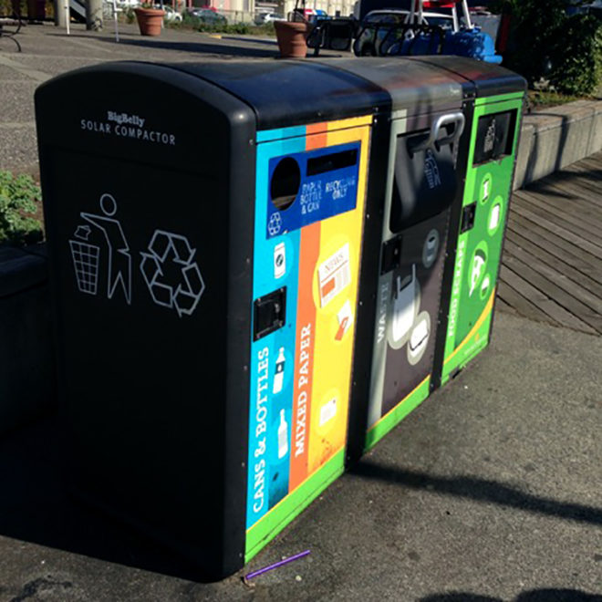 2018 City of New West Garbage Bin Wrap Graphics