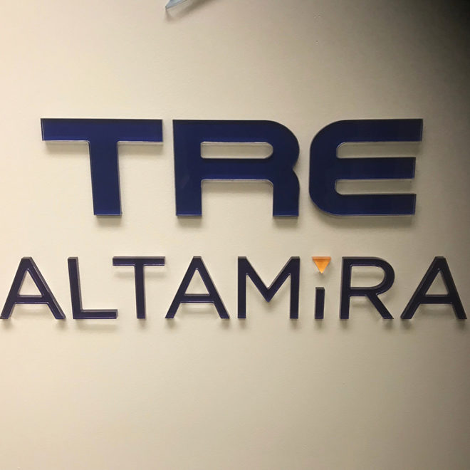 2018 Altamira Office Wall Signage