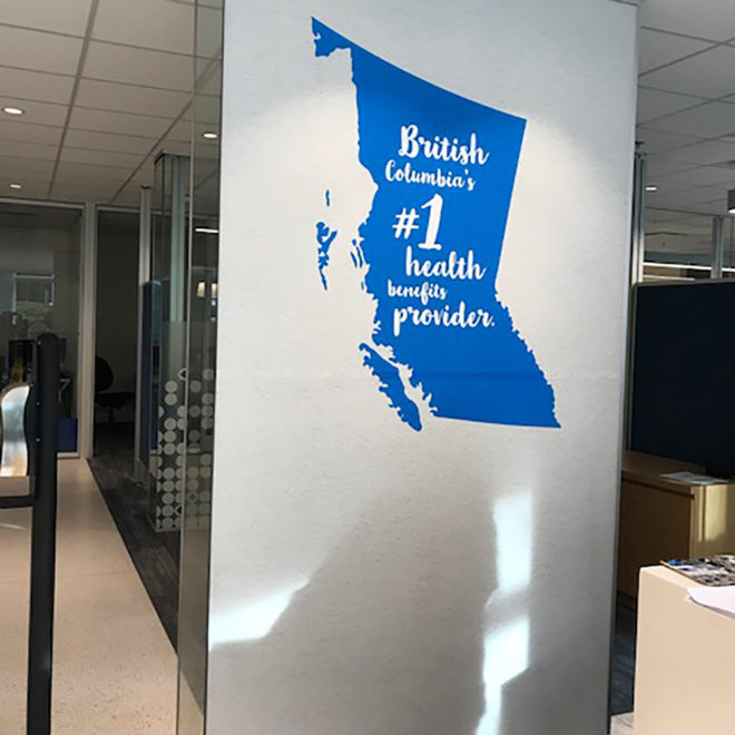2018 Pacific Blue Cross Wall Graphic