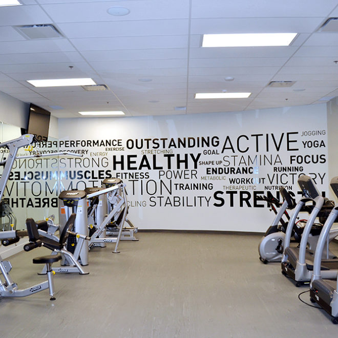 745 Thurlow Fitness Centre Wall Graphics 2015
