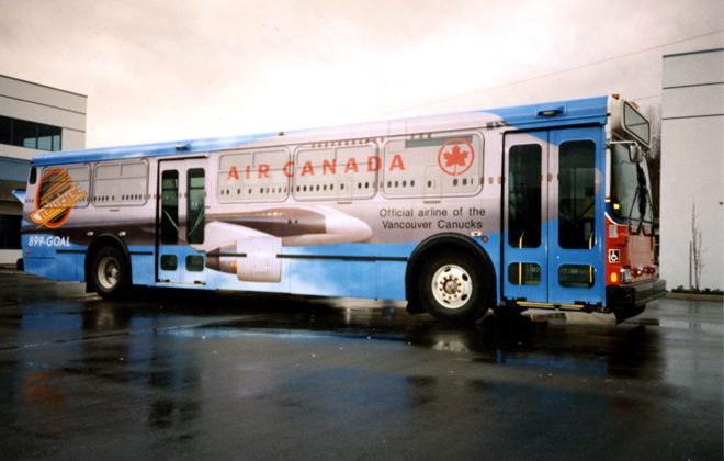 1990s Air Canada Canucks Fleet Wrap