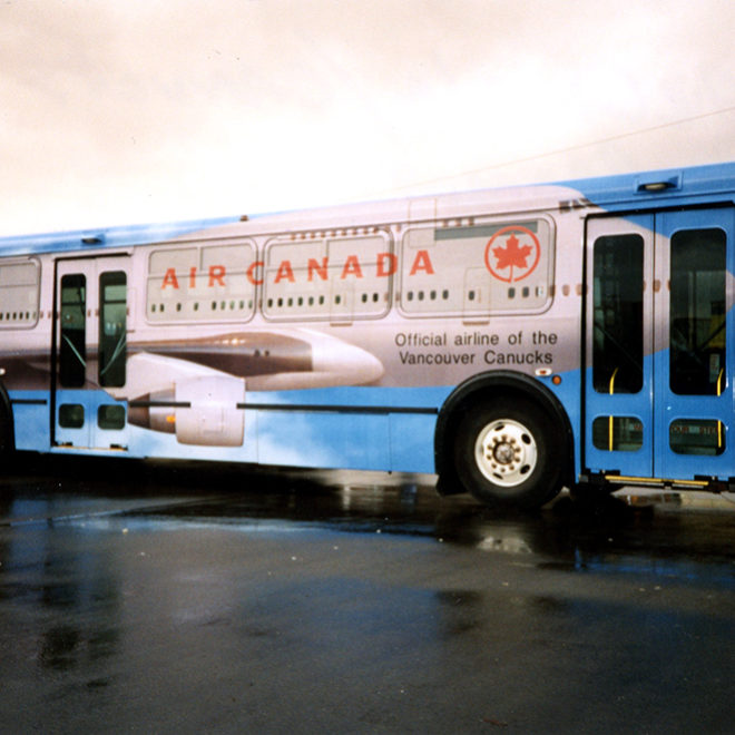 1990s Air Canada Canucks Fleet Wrap