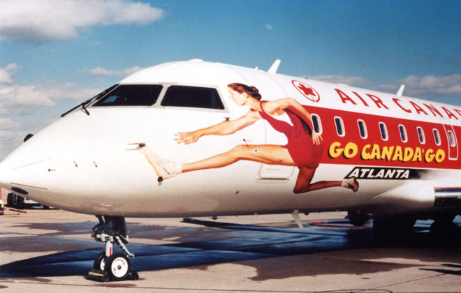 1996 Air Canada Plane Wrap