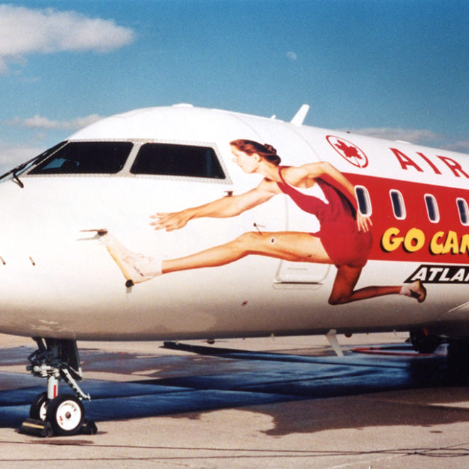 1996 Air Canada Plane Wrap