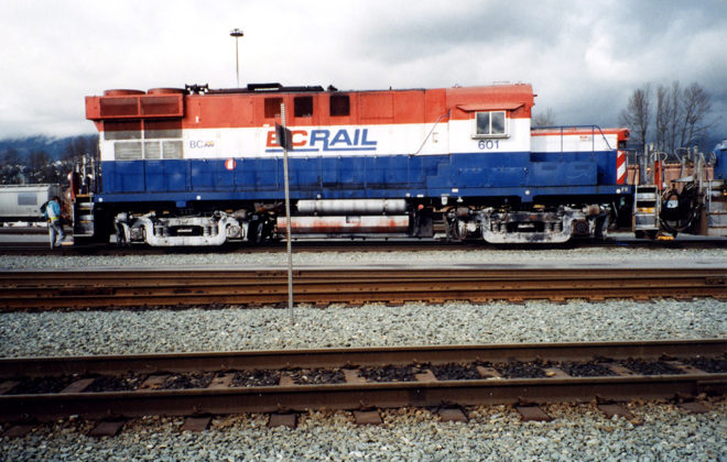 1990 BC Rail Train Wrap