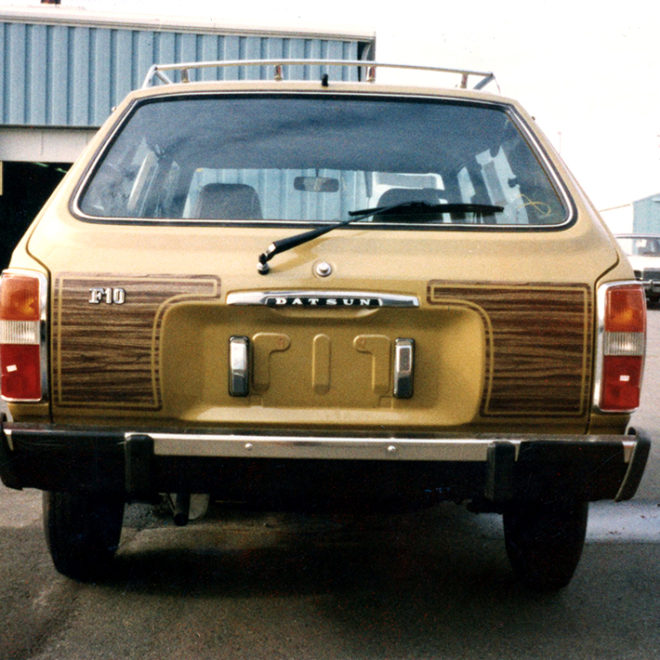 1978 Datsun F10 Woodgrain Vinyl Graphics