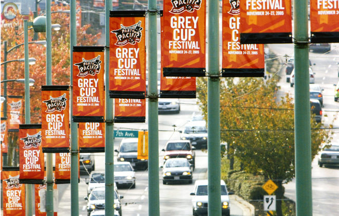 2005 Grey Cup Banners