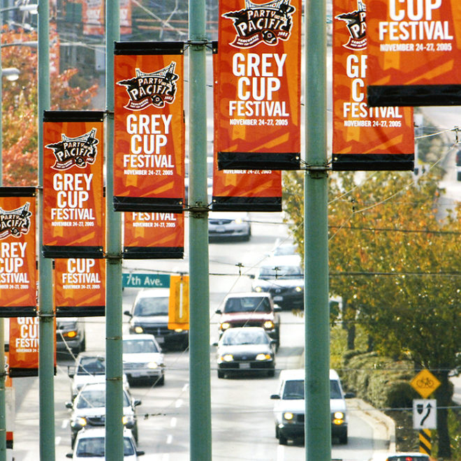 2005 Grey Cup Banners