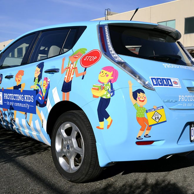 BCAA Community Schools Car Wrap 2015