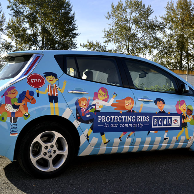 BCAA Community Schools Car Wrap 2015