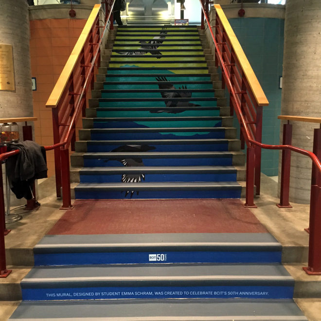 BCIT Burnaby Stair 2015