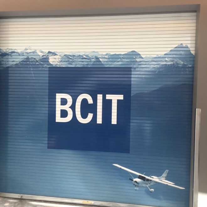 BCIT Hagar Door Graphic 2016