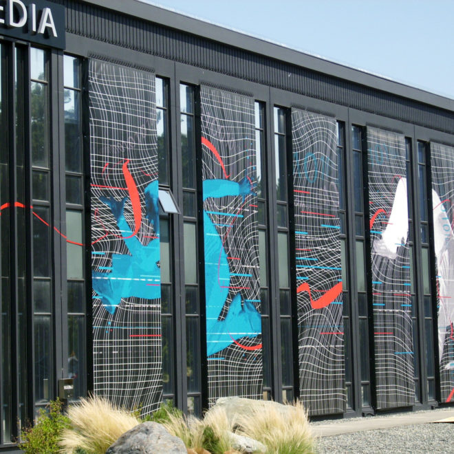 Centre for Digital Media Exterior Graphics 2007
