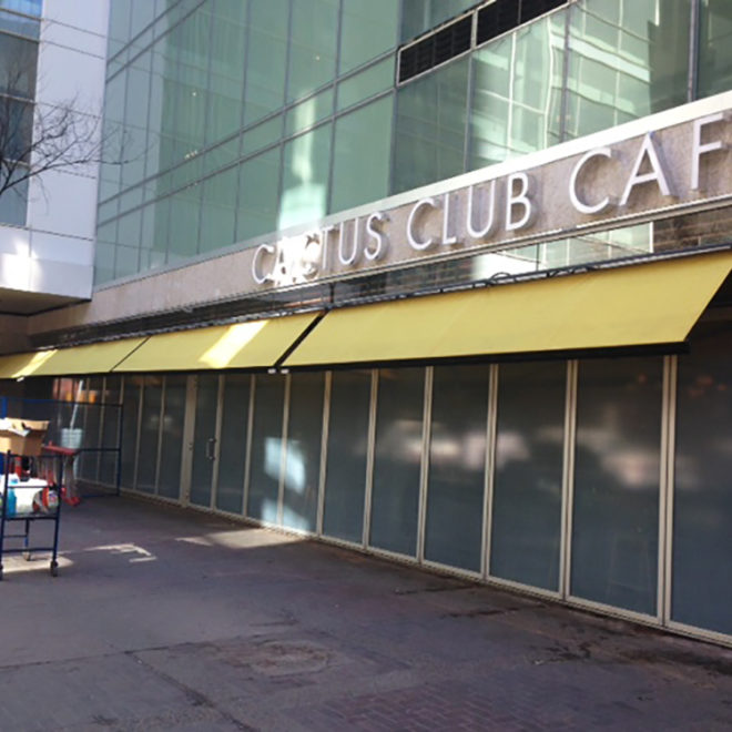 Cactus Club Calgary Front Sign 2016