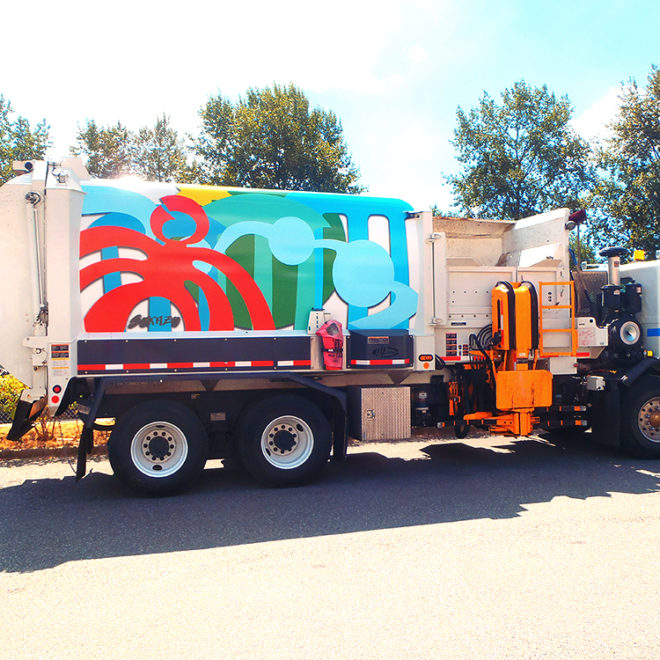 City of Port Moody Public Art Truck Wrap 2015