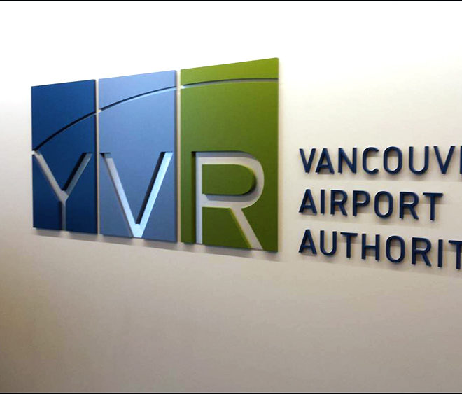 2018 YVR Dimensional Lettering