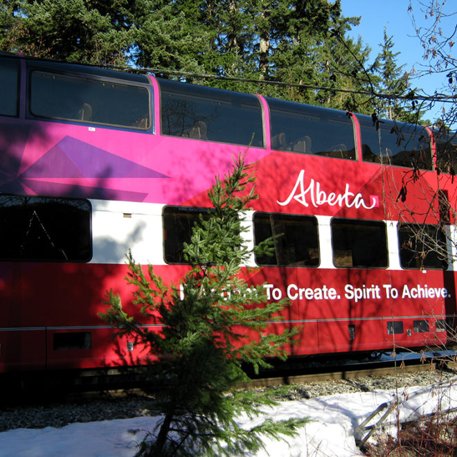 Province of Alberta Train Wrap