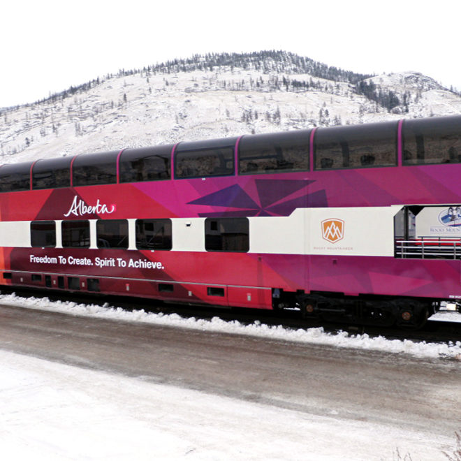 Province of Alberta Train Wrap