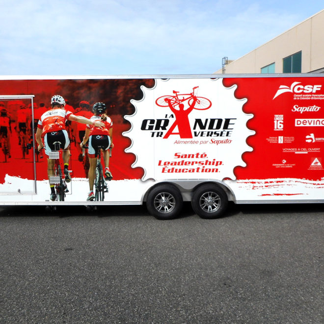 Great Canadian Ride Trailer Wrap