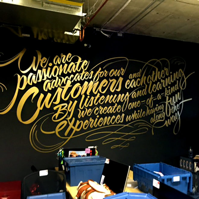 Hootsuite Wall Mural 2015