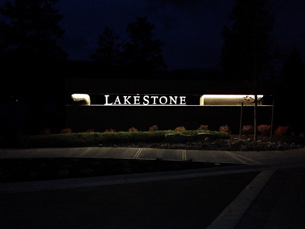 Lakestone Exterior Signage