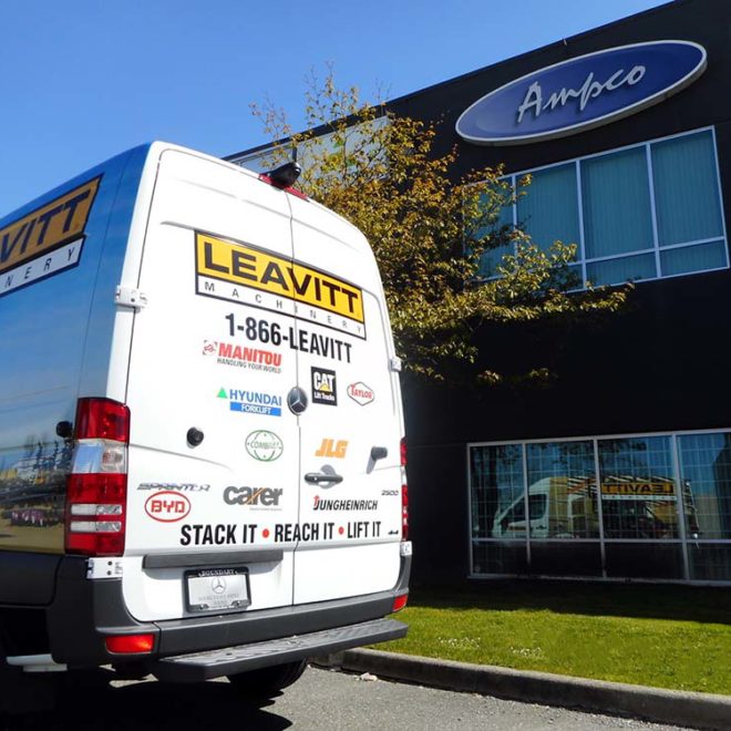 Leavitt Machinery Van Wrap
