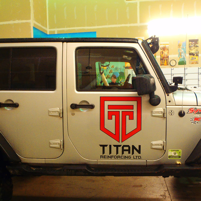 Titan Jeep Decals 2016