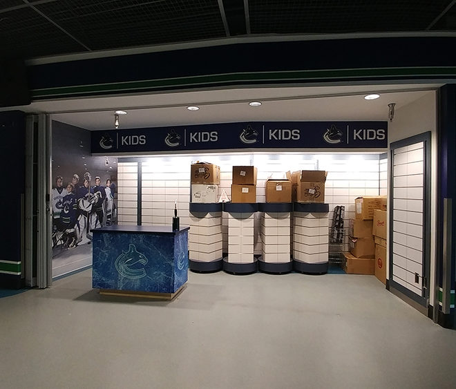2017 Rogers Arena Canucks Store Wall Graphics