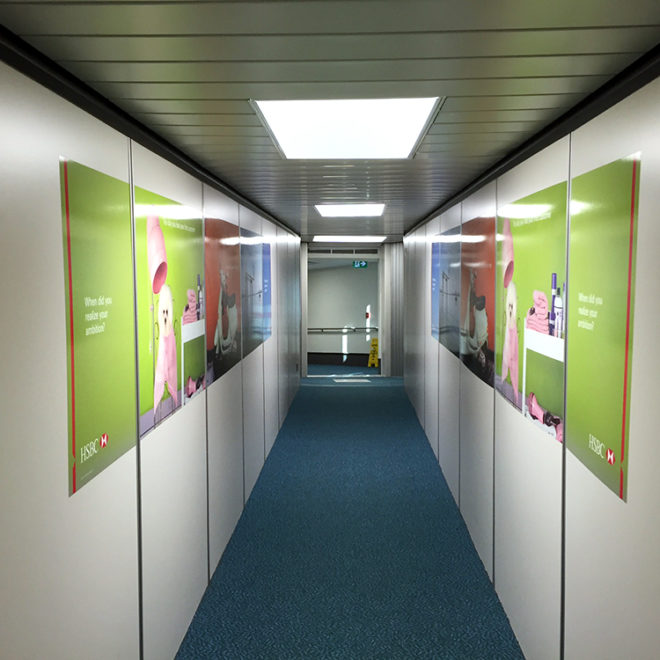 YVR HSBC Wall Graphics 2015